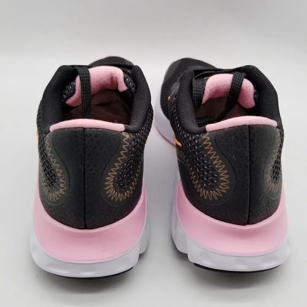 Nike Women's Renew Run Running‎ Shoes Size 5.5 Black Orange Pink Sneakers - Picture 5 of 7